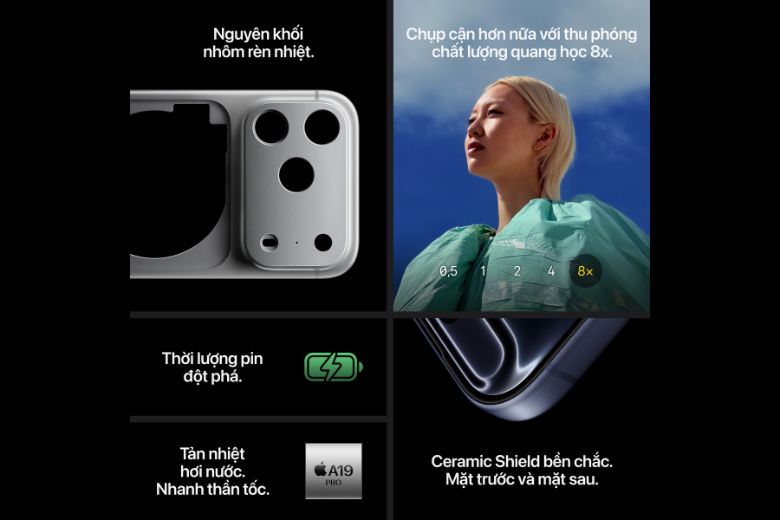 iPhone 17 Pro 1TB Chính Hãng 1 Những nâng cấp vượt trội giúp iPhone 17 Pro 1TB trở thành siêu phẩm đáng sở hữu