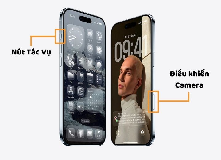 Nút Tác Vụ và Điều Khiển Camera nâng cấp vượt trội