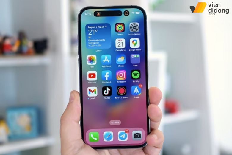 Màn hình GX iPhone 17 bền, chống va đập và chịu nhiệt tốt