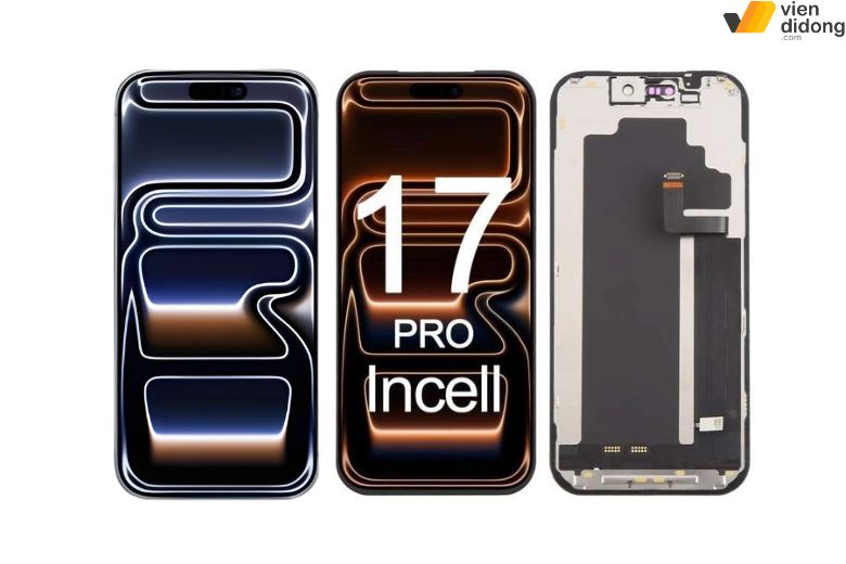 Màn hình iPhone 17 Pro có nhiều lựa chọn tùy nhu cầu và chi phí