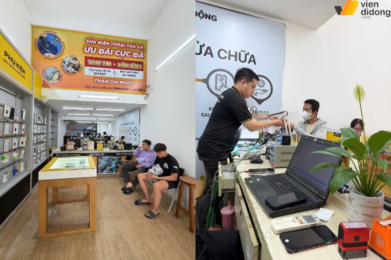 Dịch vụ thay màn hình iPhone 17 Pro tại Viện Di Động nhanh và bảo hành rõ