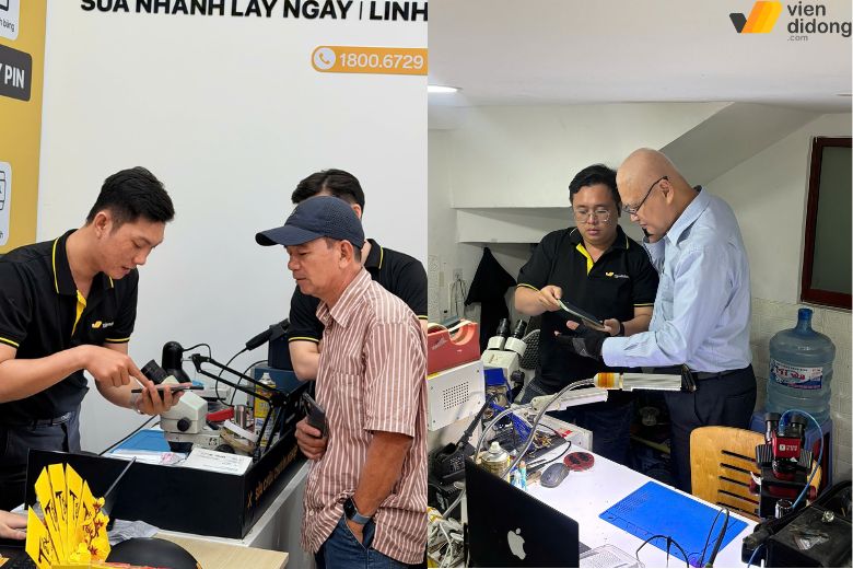 Viện Di Động cung cấp dịch vụ thay màn hình iPhone Air uy tín