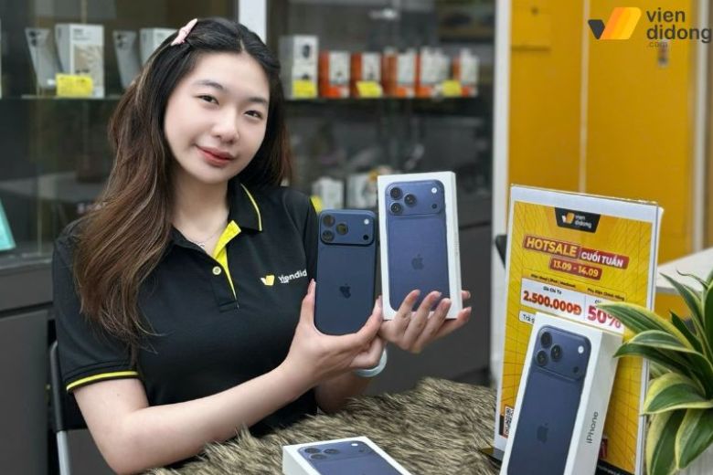 Dịch vụ thay pin iPhone 17 Pro Max tại Viện Di Động với công nghệ hiện đại