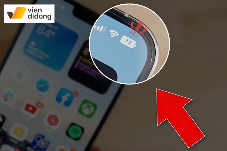 lỗi pin iPhone 12 báo phần trăm sai