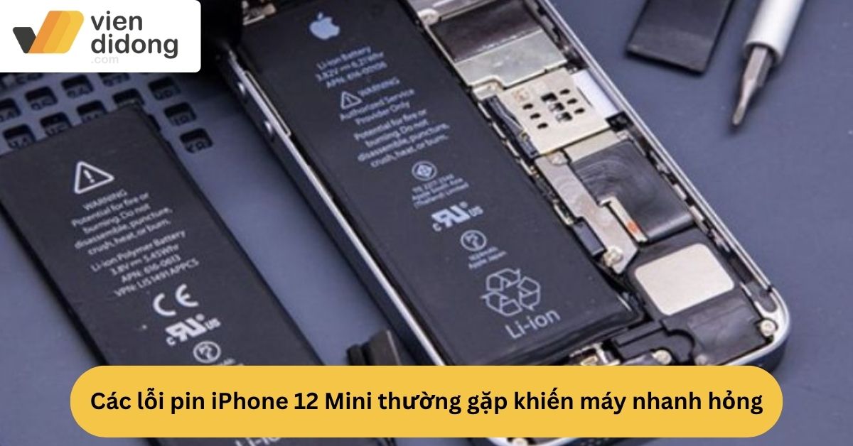 Lỗi pin iPhone 12 Mini