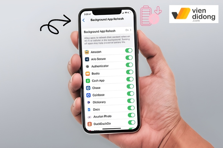 lỗi pin iPhone 12 tụt nhanh bất thường