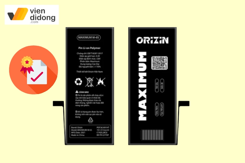 Thay pin iPhone 12 loại nào Orizin