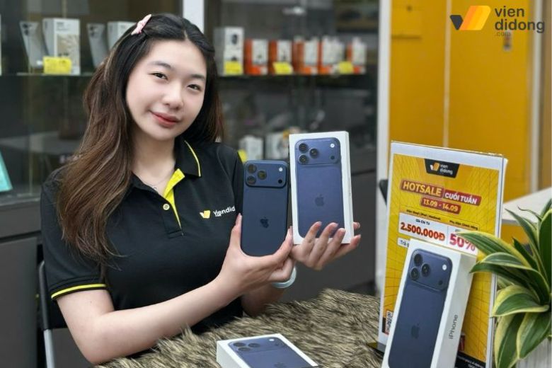 Thay pin iPhone 17 Pro uy tín tại Viện Di Động