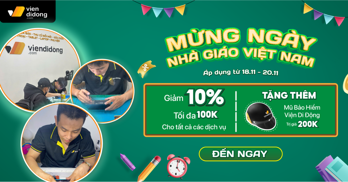 Viện Di Động: Mừng Ngày Nhà Giáo Việt Nam – Tri Ân Thầy Cô, Trao Ngàn Ưu Đãi!