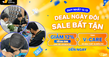 Ưu Đãi Sửa Chữa 12/12 – Giảm 12% Tối Đa 120K Tại Viện Di Động
