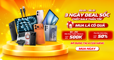 3 NGÀY DEAL SỐC – CHỐT SALE THẦN TỐC TẠI VIỆN DI ĐỘNG