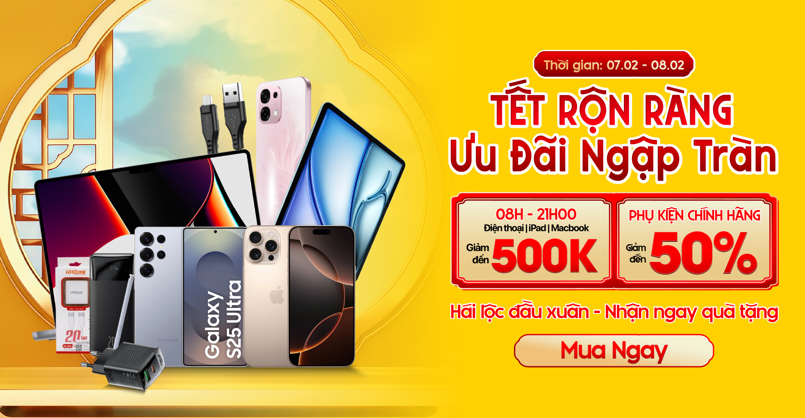 Tết rộn ràng – Ưu đãi ngập tràn