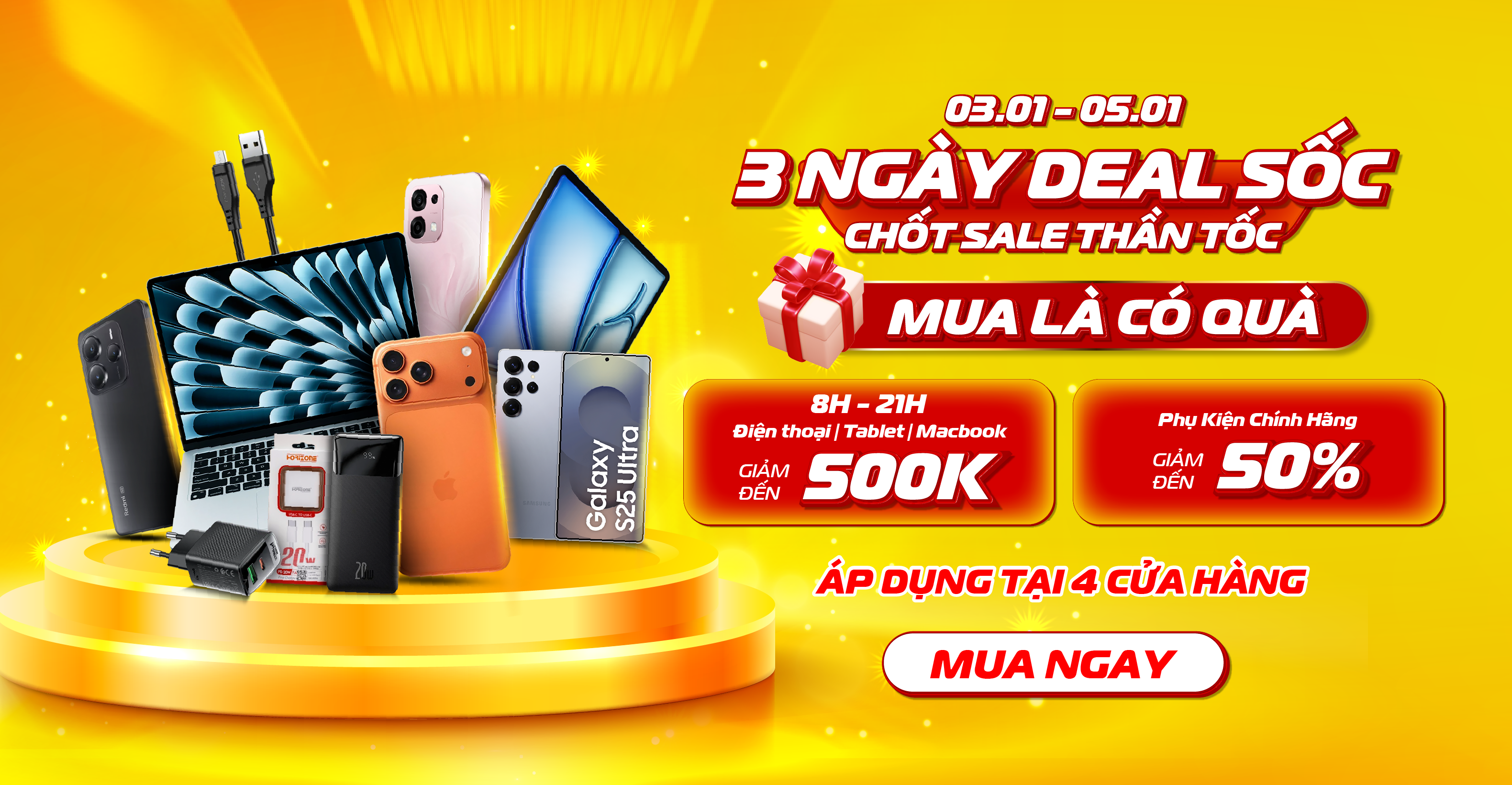 3 Ngày Deal Sốc – Chốt Sale Thần Tốc