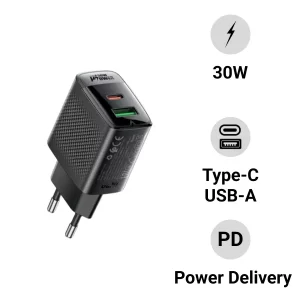 Củ sạc Acefast PD30W (USB-C + USB-A) A98