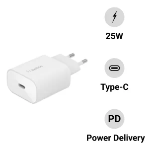 Củ sạc nhanh 25W USB-C PD 3.0 Belkin (Likenew)