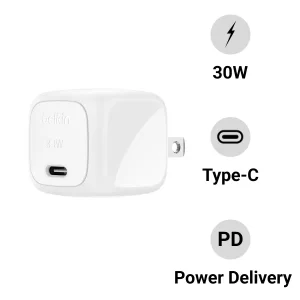 Củ sạc nhanh 30W USB-C PD PPS Cubic Wall Charger Belkin (Likenew)