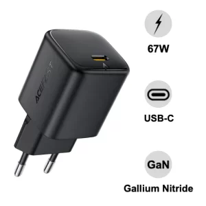 Củ sạc nhanh Acefast 67W USB-C PD 3.0 PPS GaN A134