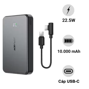 Pin sạc dự phòng Acefast 22.5W 10.000mAh MagSafe M31