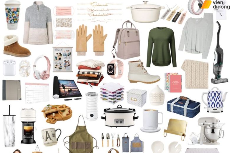 Top 50+ quà tặng Giáng Sinh hợp lý, phù hợp dành cho đối tượng năm 2025 15 Collage of gift ideas for her