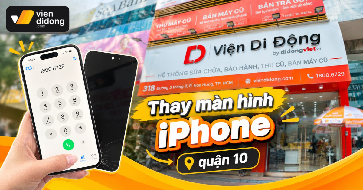 Thay màn hình iPhone quận 10