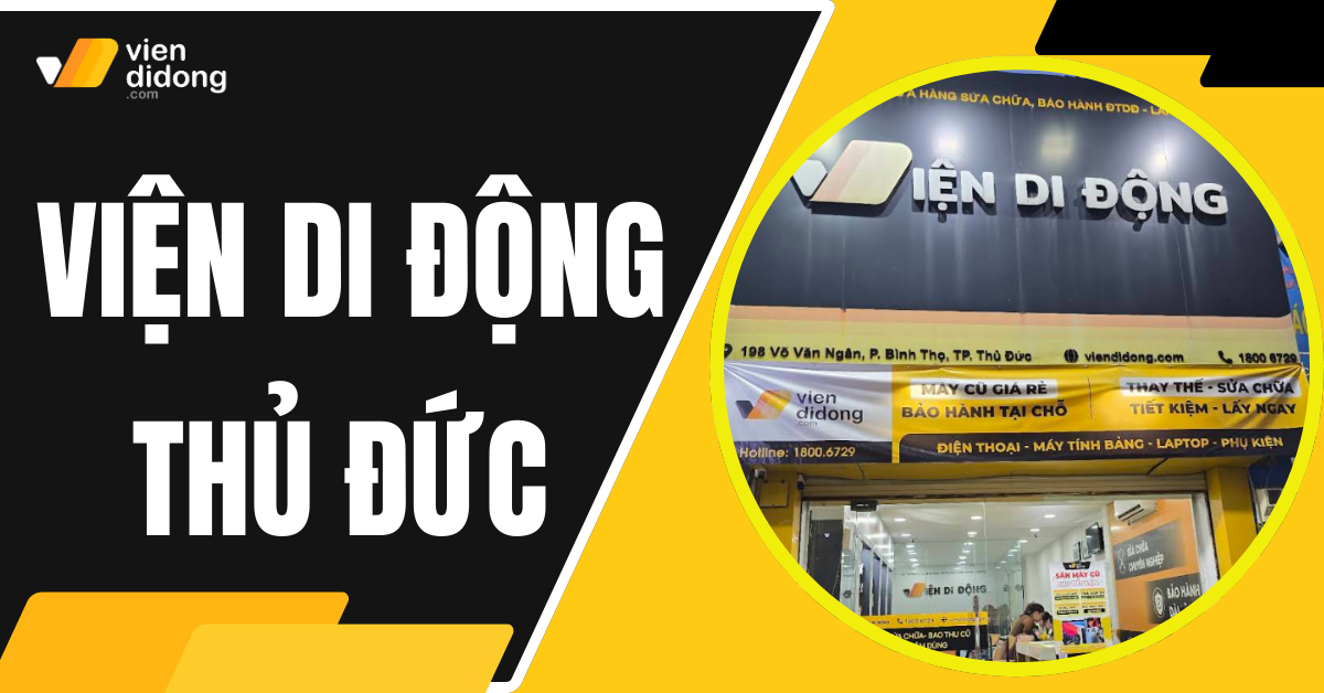 Thay màn hình iPhone Thủ Đức tại Viện Di Động chính hãng, lấy ngay