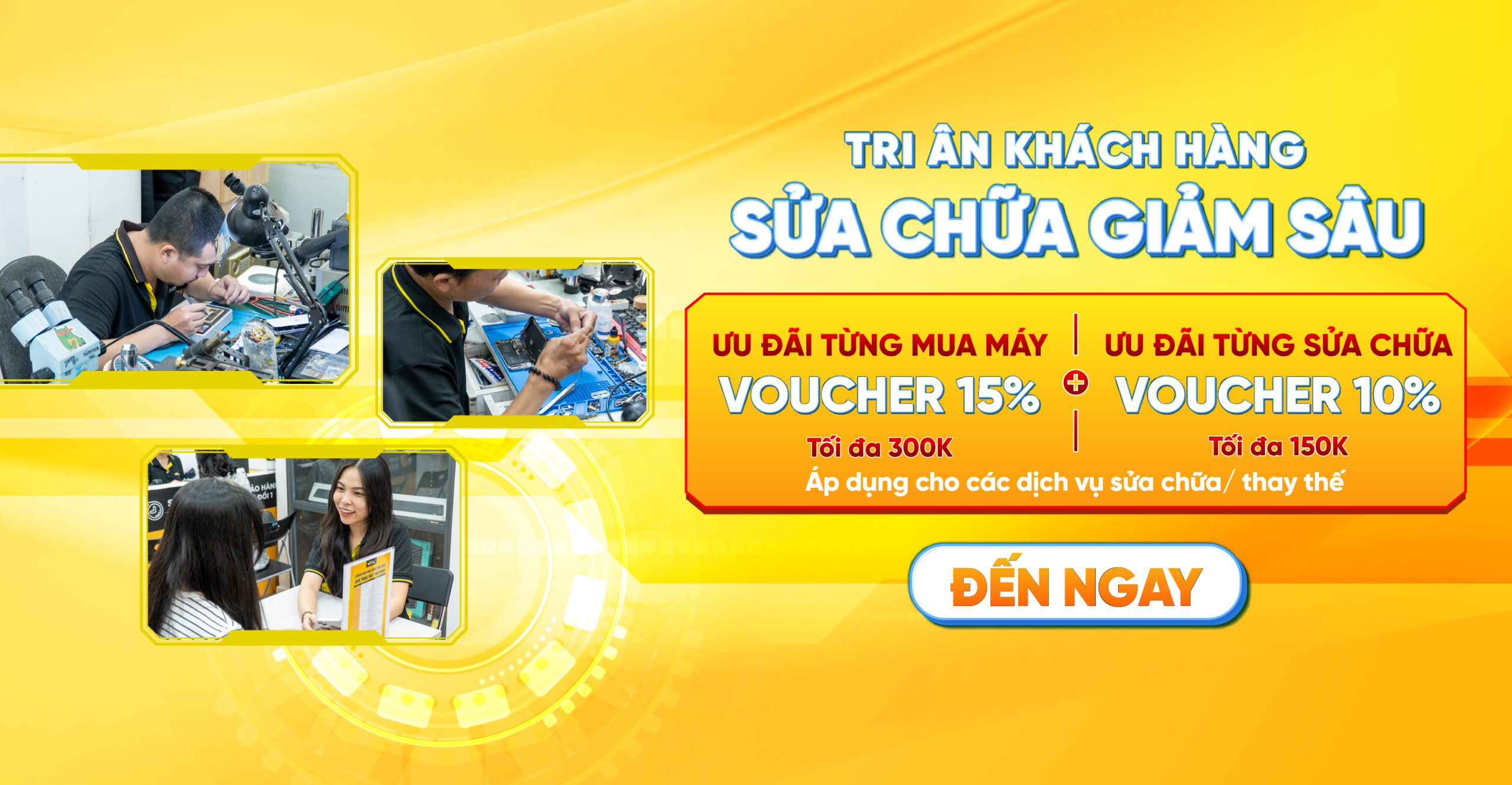 Tri ân khách hàng – Sửa chữa giảm sâu