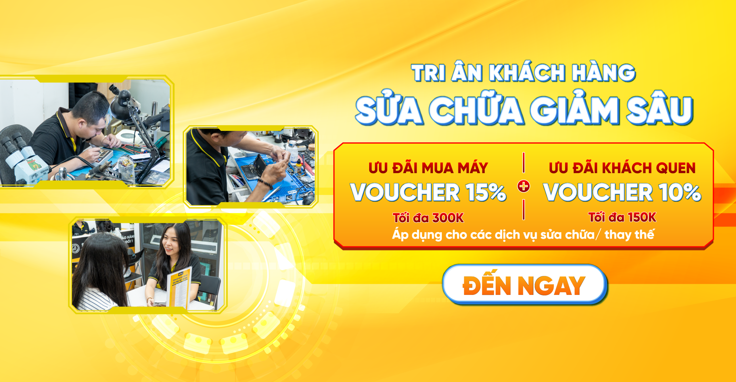 Tri ân khách hàng – Sửa chữa giảm sâu