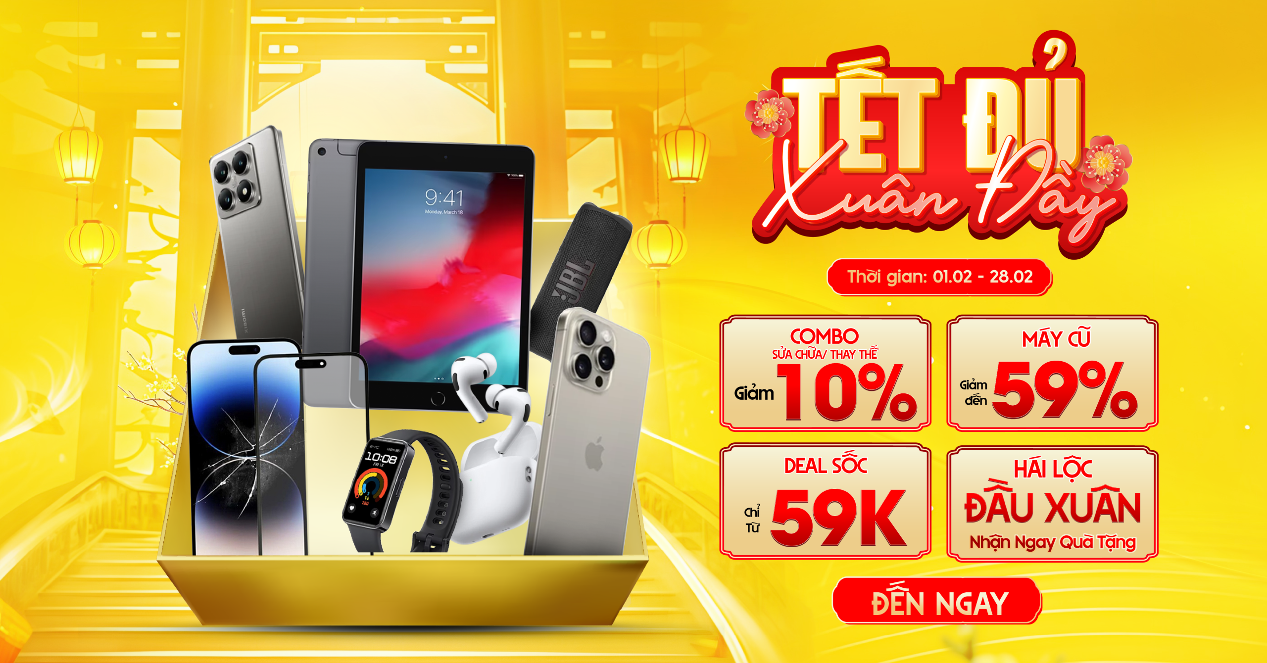 Tết đủ xuân đầy tại Viện Di Động