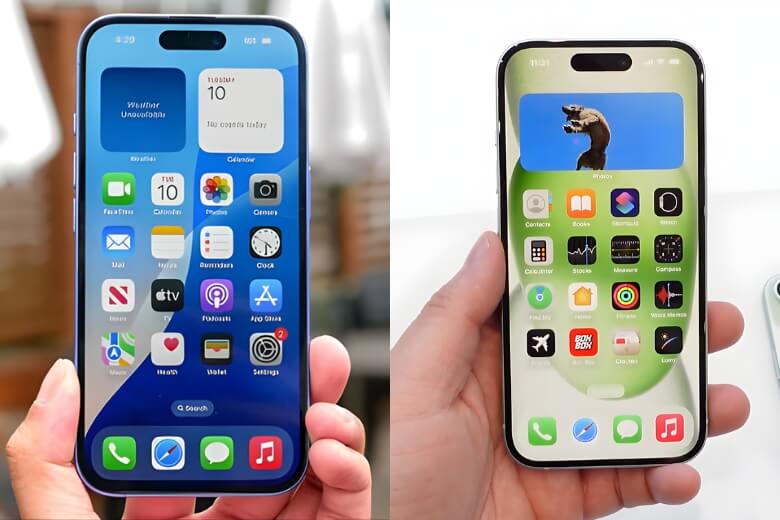 so sánh iPhone 16 cũ và iPhone 15 mới màn hình OLED
