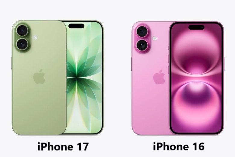 so sánh pin iPhone 17 với iPhone 16