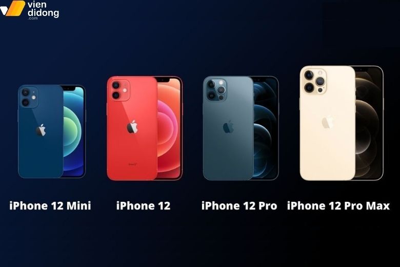 Dung lượng pin khác biệt giữa các model iPhone 12