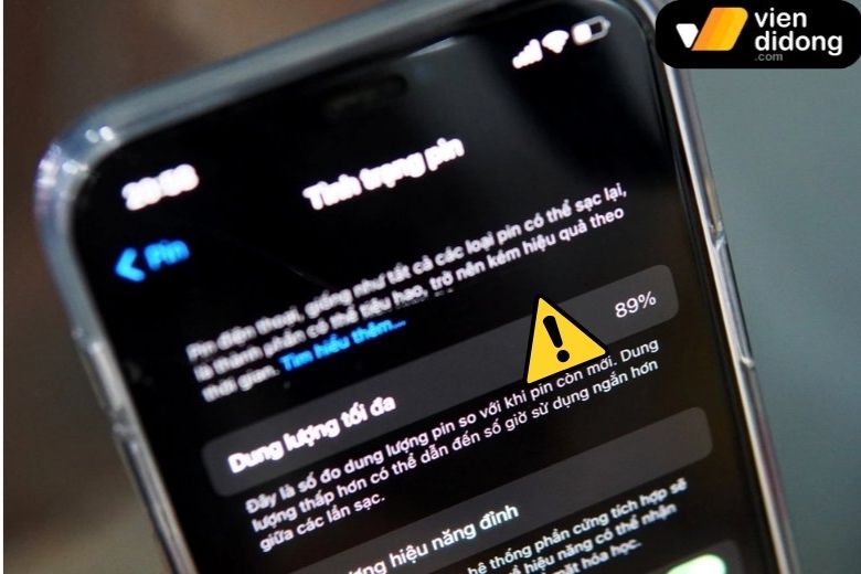 Các dấu hiệu pin iPhone 14 series xuống cấp cần thay thế