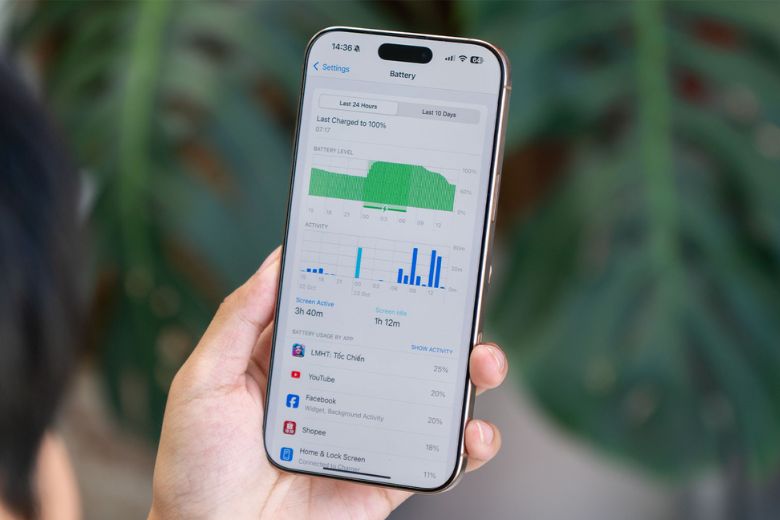 Kiểm tra tình trạng pin iPhone 16 trước khi thay