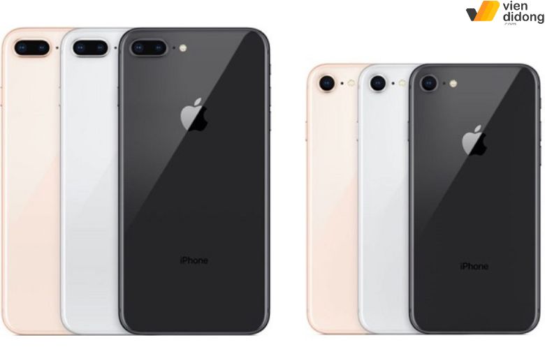 Dòng iPhone 8 series gồm 2 phiên bản là iPhone 8 và 8 Plus