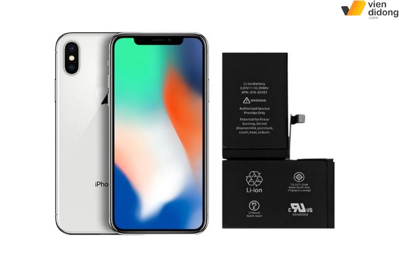 Thay pin iPhone X