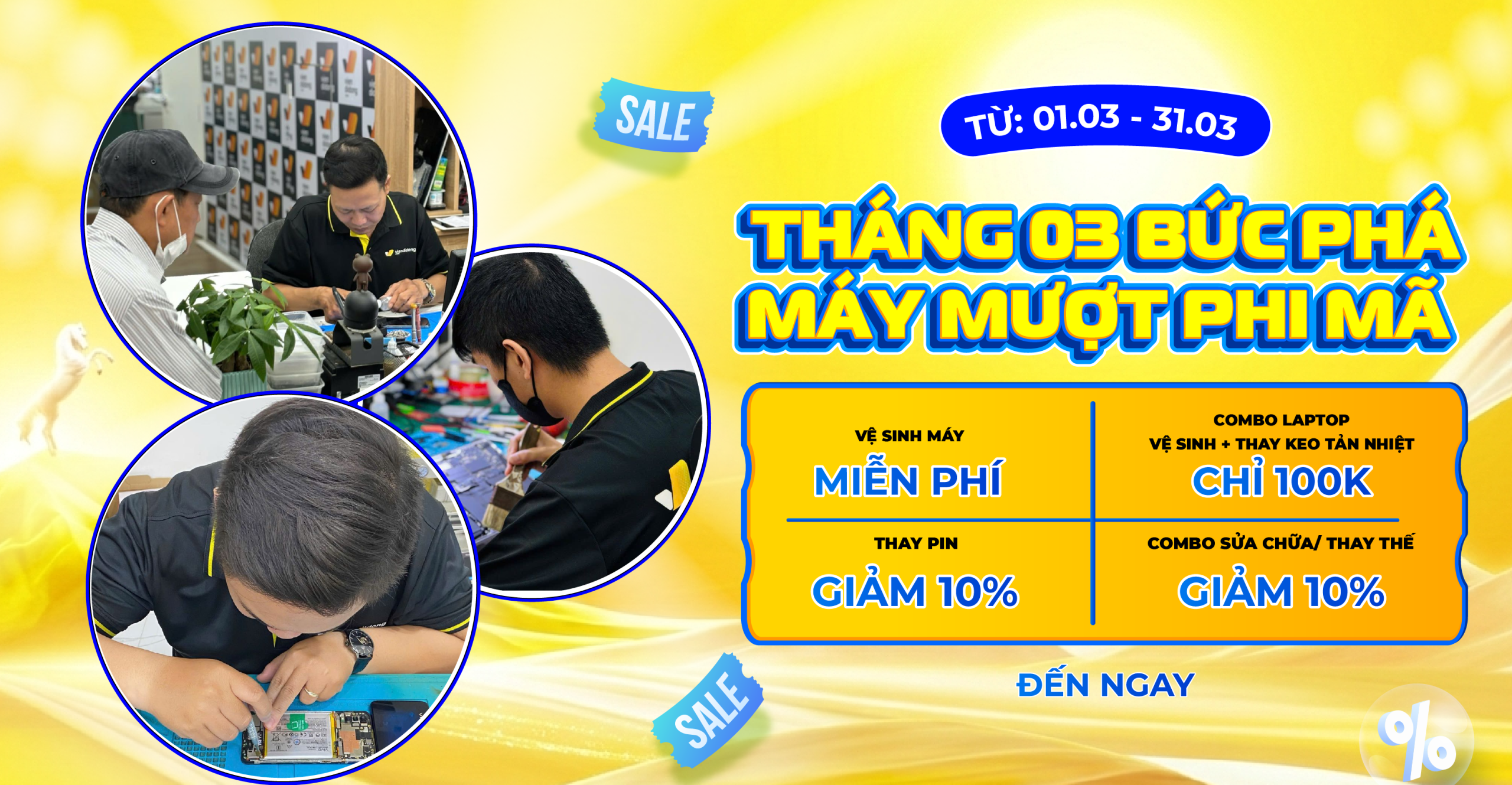 Tháng 03 bức phá – Máy mượt phi mã