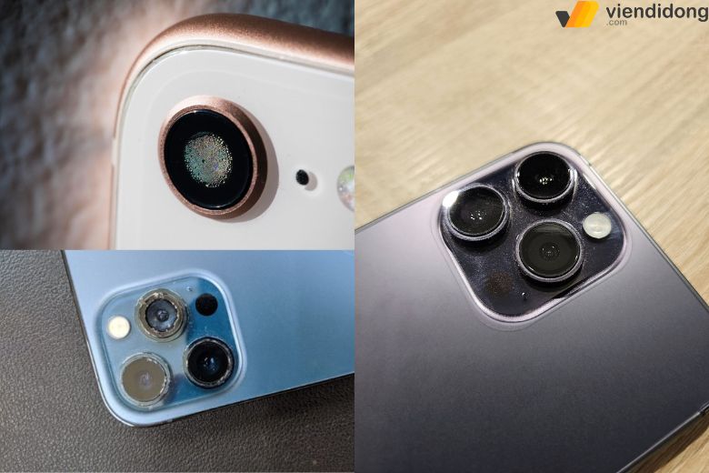 Bụi bẩn, trầy ống kính hoặc lỗi phần cứng gây đốm camera iPhone