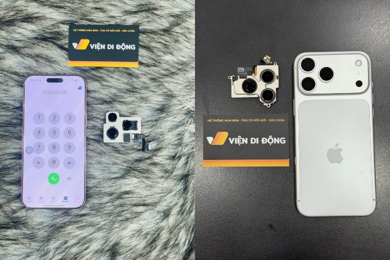 Viện Di Động xử lý lỗi camera iPhone rõ ràng, linh kiện đảm bảo