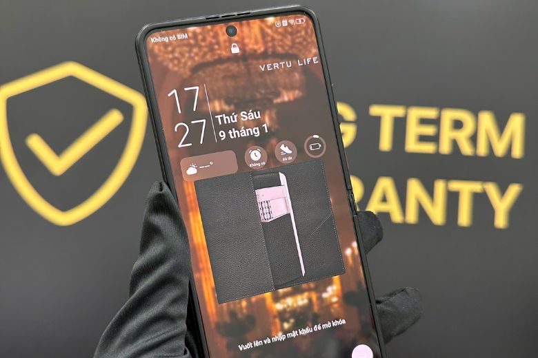 Pin Vertu tụt pin nhanh bất thường