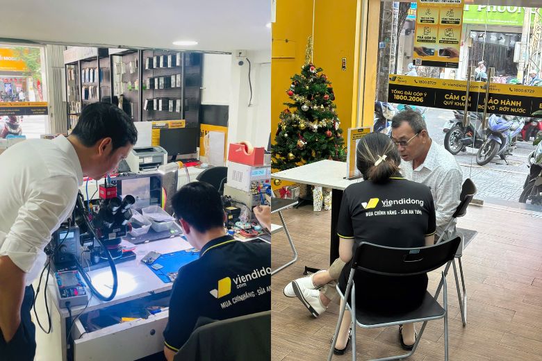 Viện Di Động cung cấp dịch vụ thay màn hình iPhone 16 Pro Max uy tín