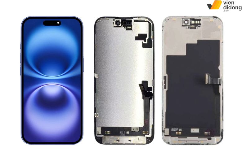 Nhiều lựa chọn linh kiện khi sửa màn iPhone 16 Series