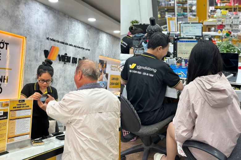 Viện Di Động cung cấp dịch vụ thay màn hình iPhone 16 uy tín