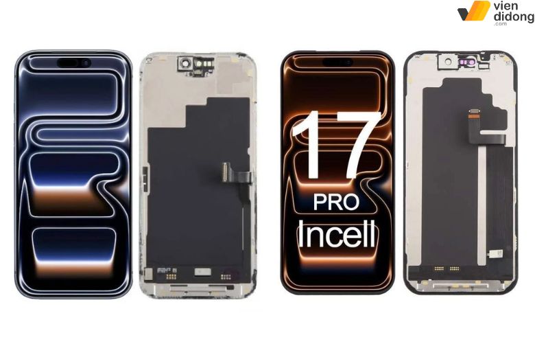 Màn hình zin và linh kiện cao cấp khác nhau về hiển thị và độ bền