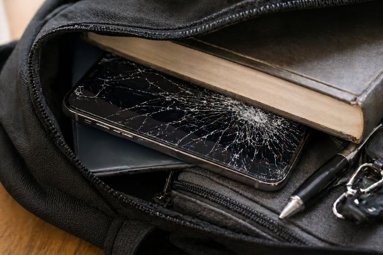 Tác động lực đè, cấn trong túi hoặc balo