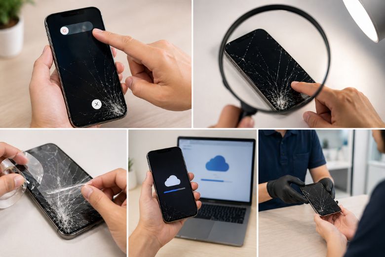 Cách xử lý khi iPhone 16 rơi vỡ màn hình