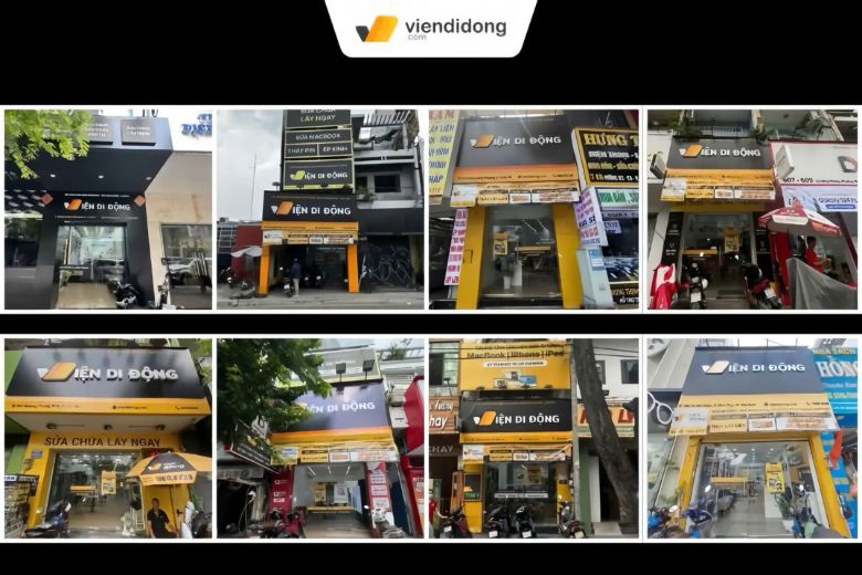 Viện Di Động sở hữu nhiều địa chỉ sửa điện thoại toàn quốc, hỗ trợ kiểm tra và lấy máy nhanh