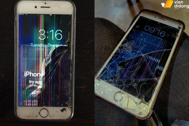 iPhone 6 Series hiển thị lỗi, nứt kính hoặc mất cảm ứng