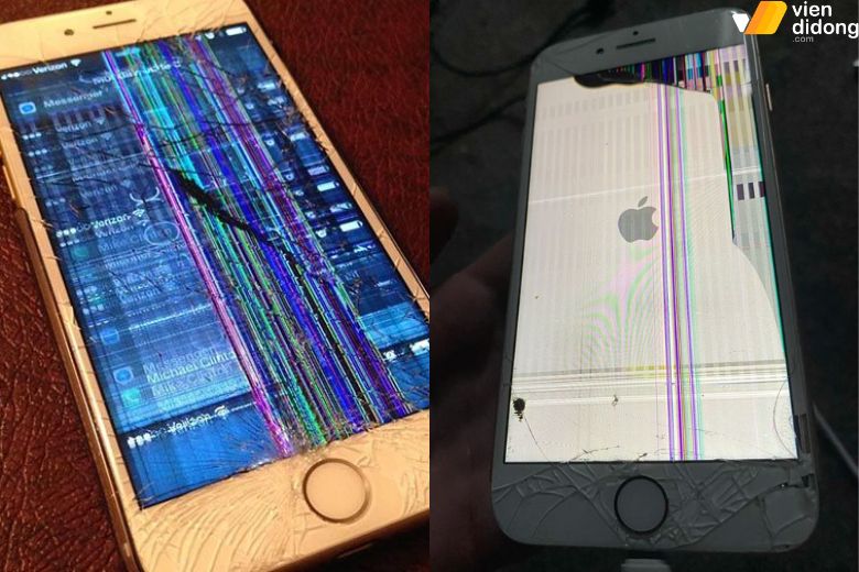 iPhone 8 Series hiển thị lỗi, nứt kính hoặc liệt cảm ứng