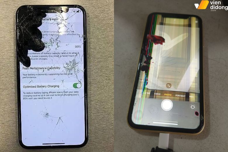 iPhone X Series xuất hiện sọc, nứt kính hoặc lỗi cảm ứng