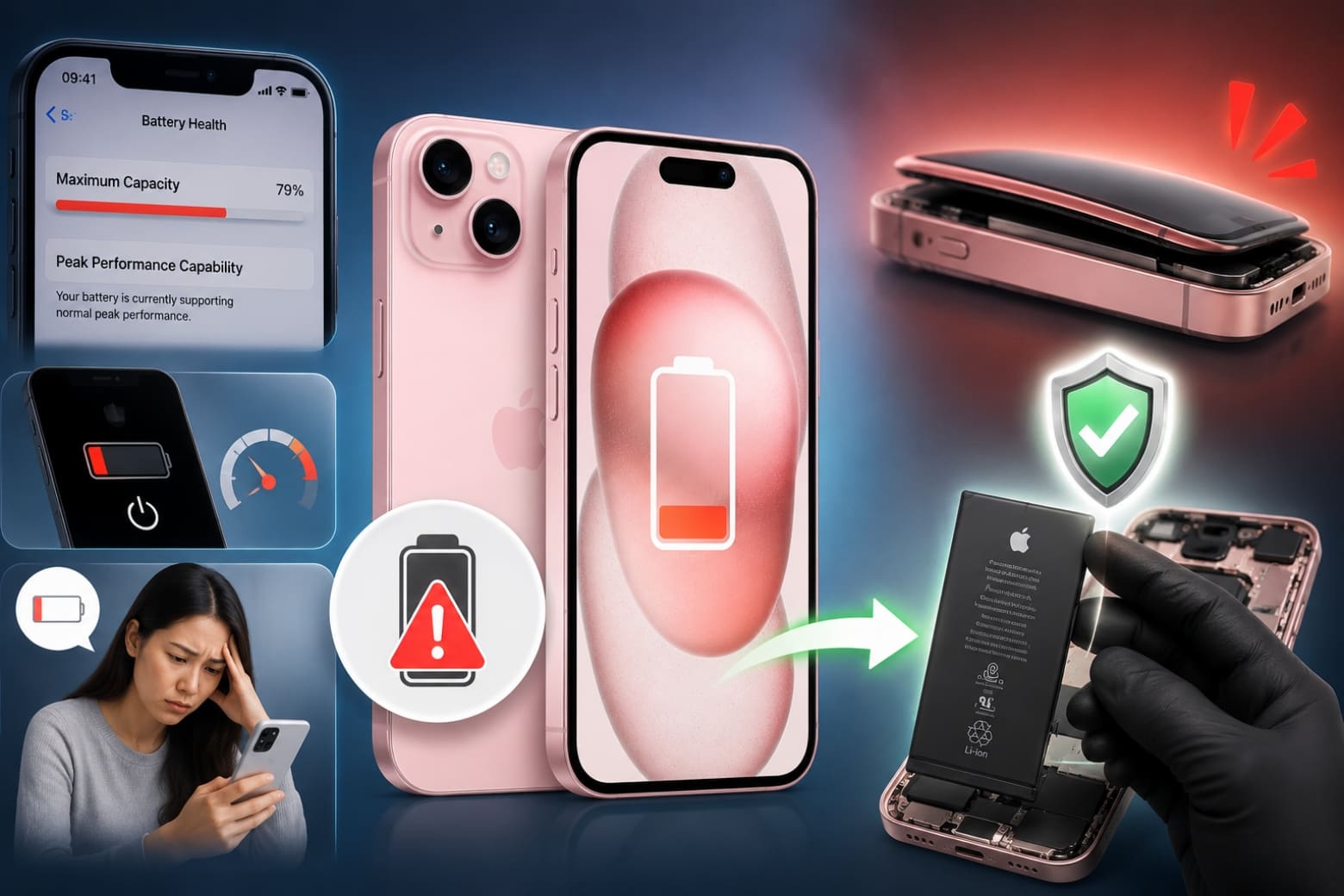 Khi nào cần thay pin iPhone 15?